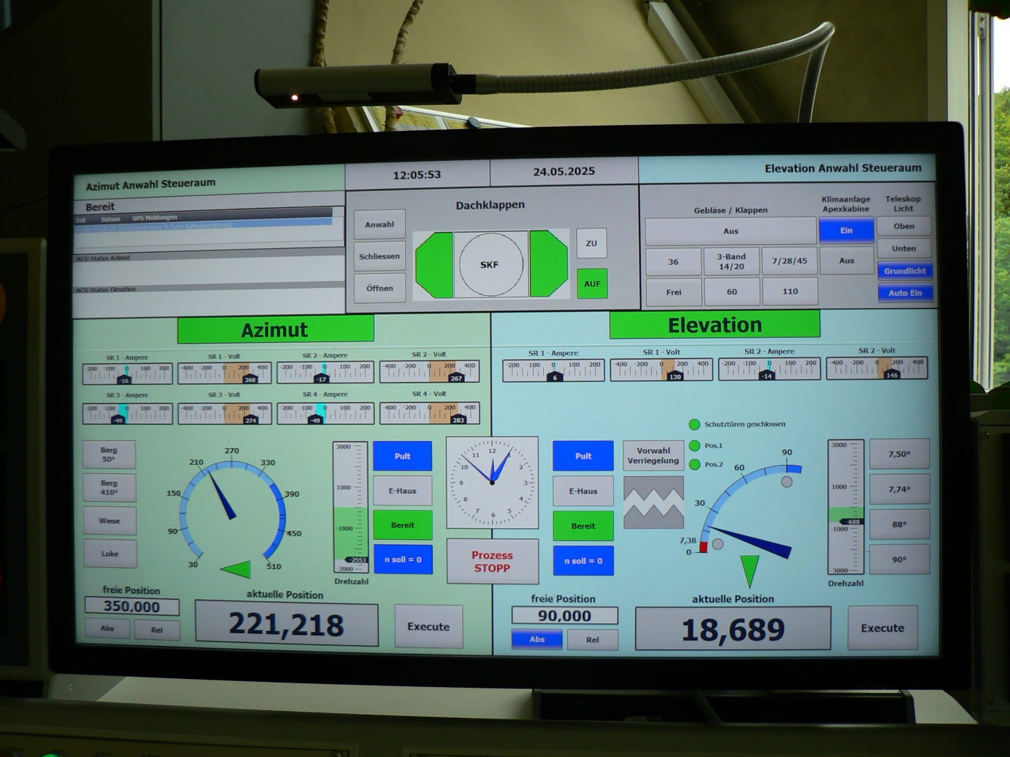 Radioteleskop Effelsberg Nahaufnahme